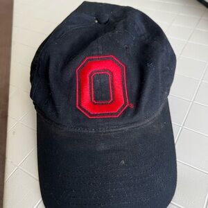 Black and Red Logo Baseball Cap